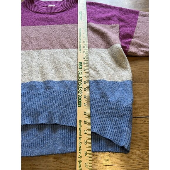 A New Day Women’s Long Sleeve Sweater Size Large Colorful Career Preppy Modern - Picture 3 of 10